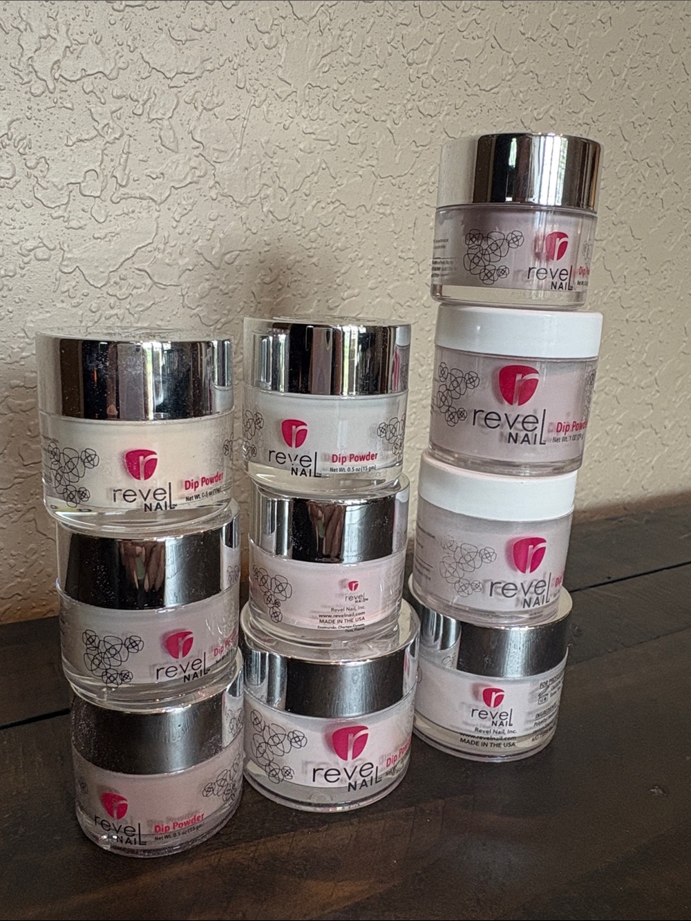 Revel Nail Dip Powder Jars - Neutral Shades